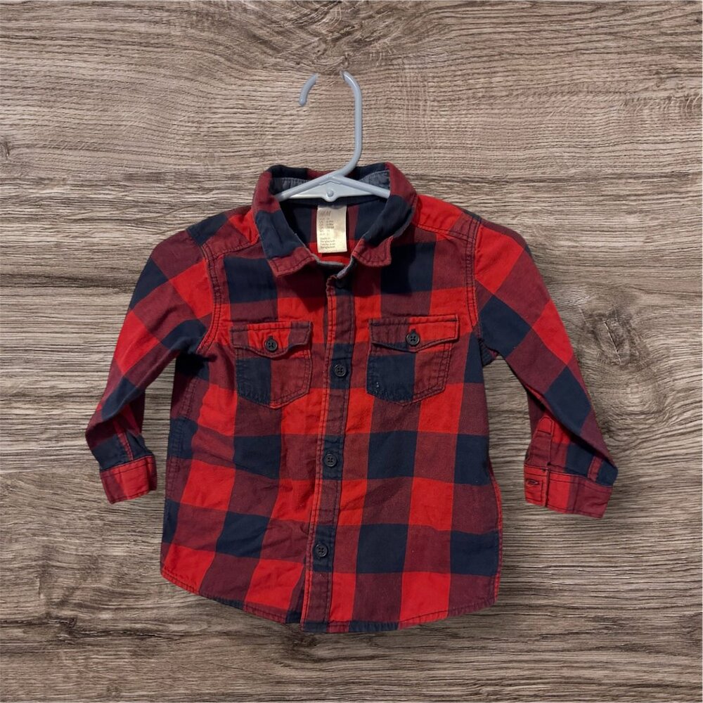 6-9 Months H&M Flannel – Baby Boy/Girl Shirt